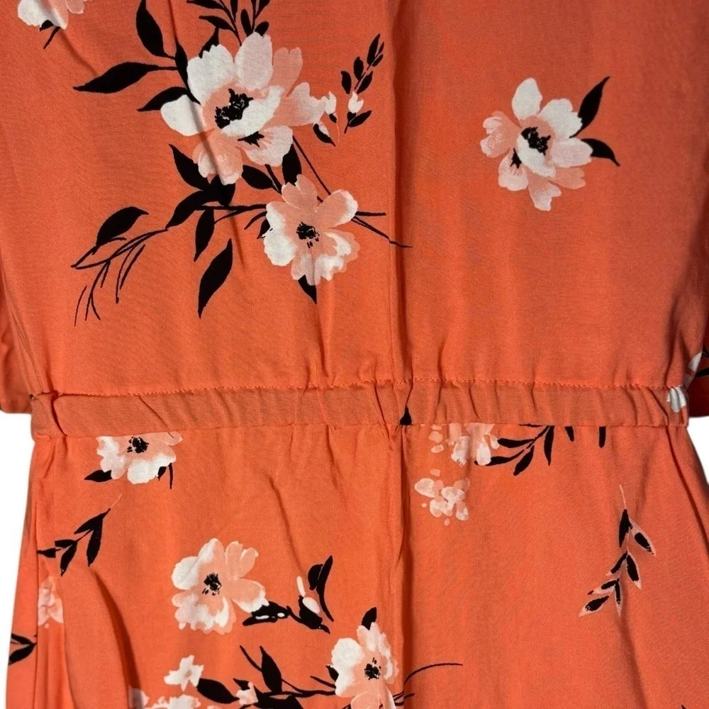 Torrid torrid Challis V-Neck Mini Dress 4X / 26 Rosey Punch NWT